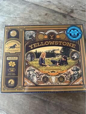 Yellowstone Theory11 Jigsaw Puzzle 1000pc Dutton Ranch Gold Foil Interactive NEW